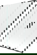 Mexen Velar L Duo parawan nawannowy 2-skrzydłowy rozsuwany 140 x 150 cm, transparent, czarny - 896-140-003-02-70