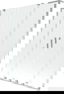 Mexen Velar L Duo parawan nawannowy 2-skrzydłowy rozsuwany 160 x 150 cm, transparent, chrom - 896-160-003-02-01