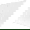 Mexen Velar L Duo parawan nawannowy 2-skrzydłowy rozsuwany 200 x 150 cm, szron, biały - 896-200-003-32-20