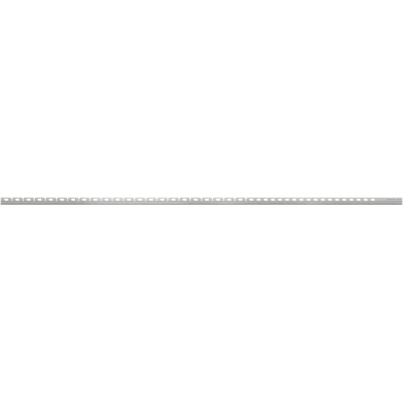 Mexen Line-B listwa spadkowa do szkła 180 cm lewa, inox - 181004180L