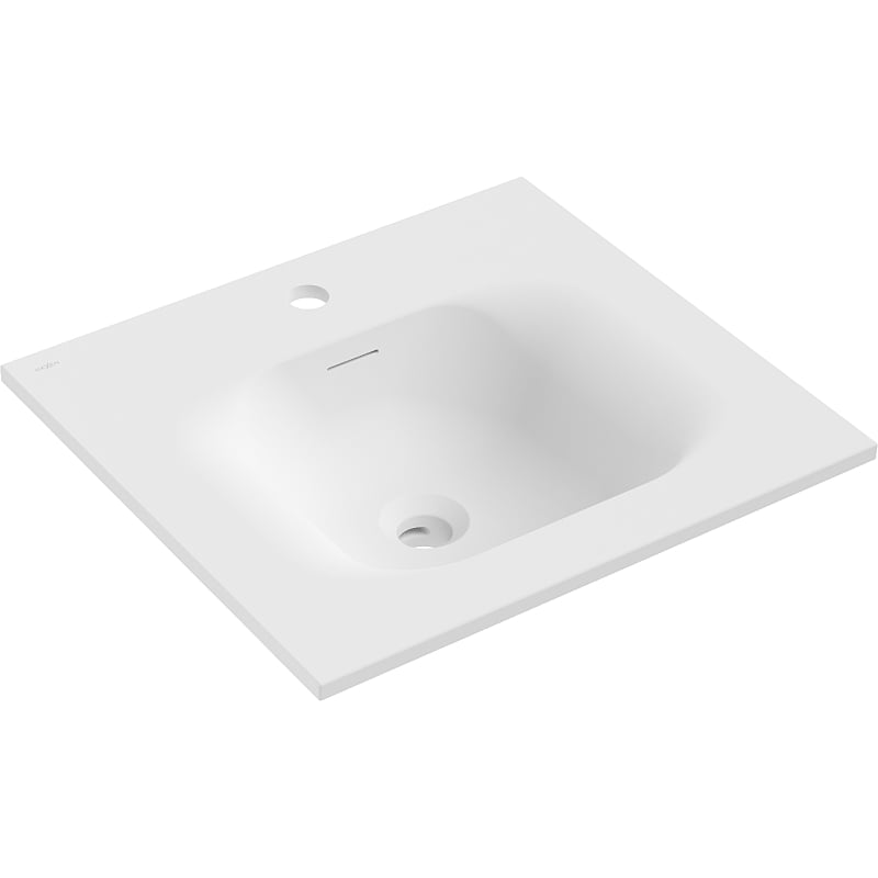 Mexen Vela umywalka wpuszczana w blat 51 x 46,5 cm, biała mat - 25235001
