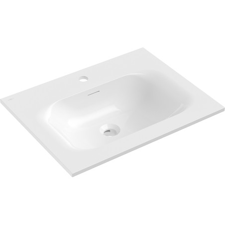 Mexen Vela umywalka wpuszczana w blat 61 x 46,5 cm, biała połysk - 25236000