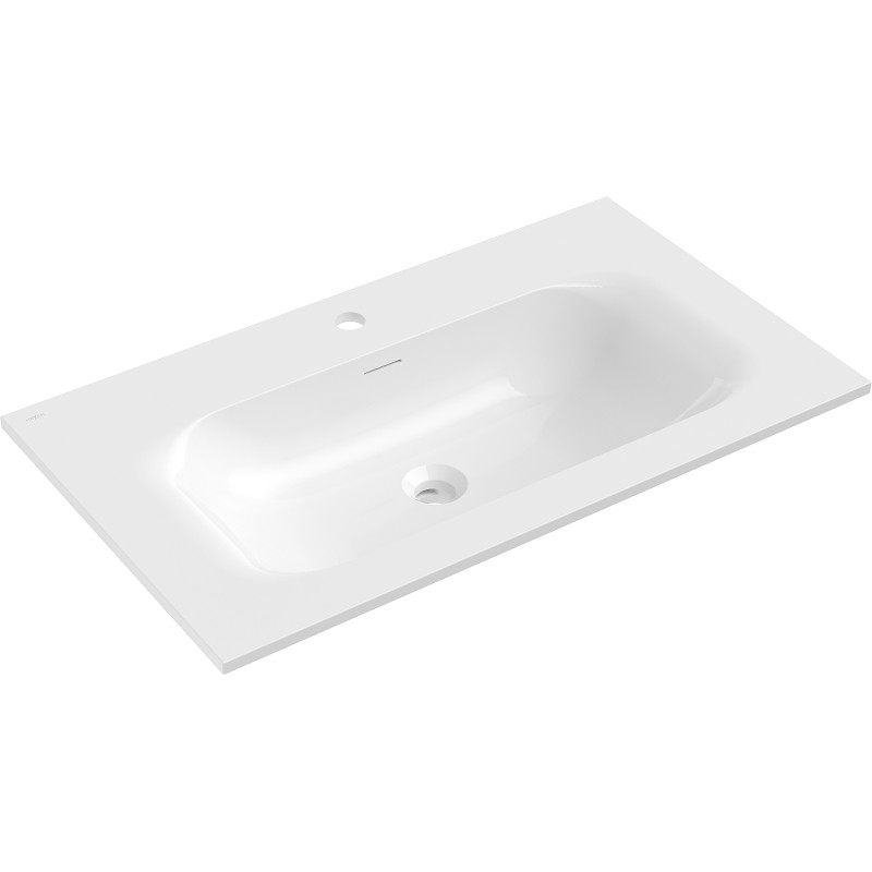 Mexen Vela umywalka wpuszczana w blat 81 x 46,5 cm, biała połysk - 25238000