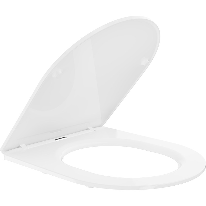 Mexen deska wolnoopadająca slim, duroplast, biała połysk - 39030100