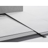 Mexen Line-B listwa spadkowa podłogowa 120 cm prawa, czarna - 187001120R