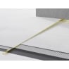 Mexen Line-B listwa spadkowa podłogowa 120 cm lewa, złota - 185001120L
