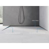 Mexen Line-B listwa spadkowa podłogowa 120 cm lewa, czarna - 187001120L