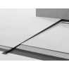 Mexen Line-B listwa spadkowa podłogowa 180 cm lewa, czarna - 187001180L
