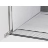 Mexen Line-B listwa spadkowa przyścienna 120 cm lewa, inox - 181002120L