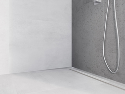 Mexen Line-B listwa spadkowa przyścienna 180 cm lewa, inox - 181002180L