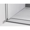 Mexen Line-B listwa spadkowa przyścienna 180 cm lewa, inox - 181002180L