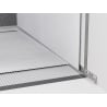 Mexen Line-B listwa spadkowa przyścienna 120 cm prawa, inox - 181002120R