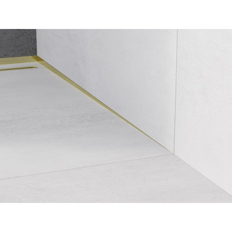 Mexen Line-B listwa spadkowa przyścienna 180 cm prawa, złota - 185002180R