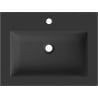 Mexen Otis umywalka wpuszczana w blat 61 x 46,5 cm, czarna mat - 25186071