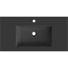 Mexen Otis umywalka wpuszczana w blat 91 x 46,5 cm, czarna mat - 25189071