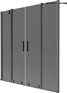 Mexen Velar Duo parawan nawannowy 2-skrzydłowy rozsuwany 140 x 150 cm, grafit, gun metal - 896-140-000-42-95