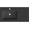 Mexen Otis umywalka wpuszczana w blat lewa 91 x 46,5 cm, czarna mat - 25189071L