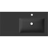 Mexen Otis umywalka wpuszczana w blat prawa 91 x 46,5 cm, czarna mat - 25189071P