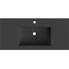 Mexen Otis umywalka wpuszczana w blat 101 x 46,5 cm, czarna mat - 25181071