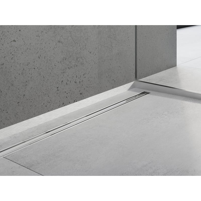 Mexen Line-B listwa brodzikowa czołowa 130 cm, inox - 181003130U