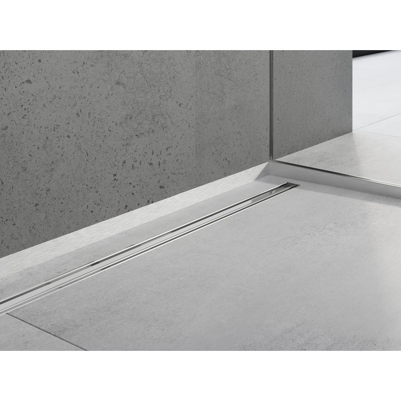 Mexen Line-B listwa brodzikowa czołowa 180 cm, inox - 181003180U