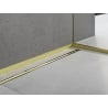 Mexen Line-B listwa brodzikowa czołowa 180 cm, złota szczotkowana - 185503180U