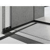 Mexen Line-B listwa brodzikowa czołowa 130 cm, czarna - 187003130U
