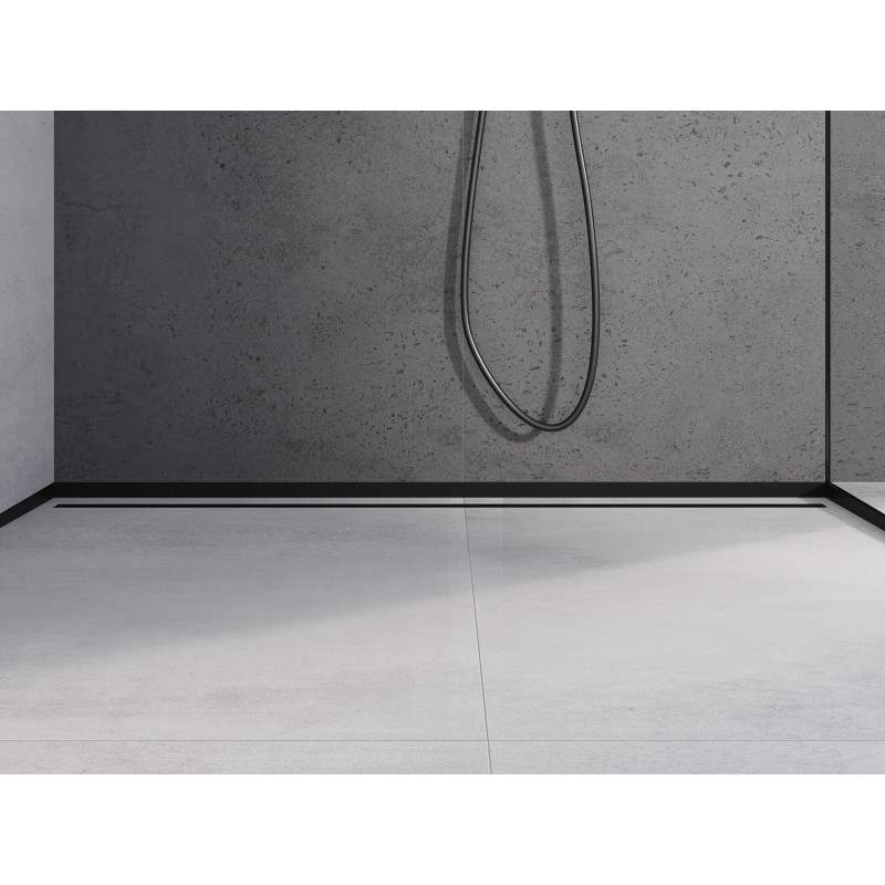 Mexen Line-B listwa brodzikowa czołowa 130 cm, czarna - 187003130U