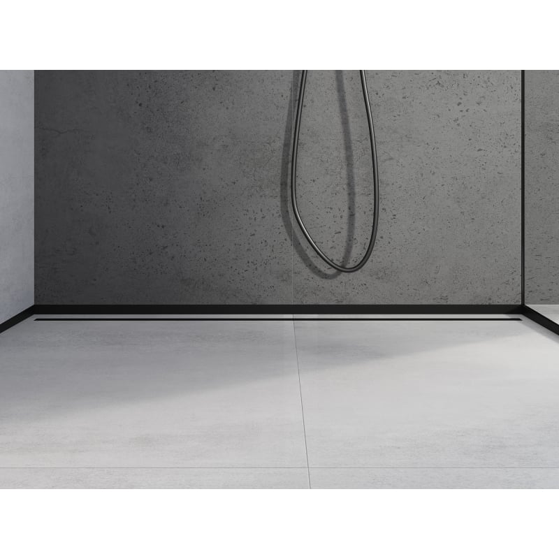 Mexen Line-B listwa brodzikowa czołowa 180 cm, czarna - 187003180U