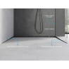 Mexen Line-B listwa brodzikowa czołowa 180 cm, czarna - 187003180U