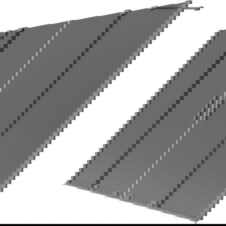 Mexen Velar Duo parawan nawannowy 2-skrzydłowy rozsuwany 170 x 150 cm, grafit, gun metal - 896-170-000-42-95