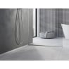 Mexen Line-B listwa spadkowa do szkła 180 cm prawa, inox - 181004180R