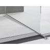 Mexen Line-B listwa spadkowa do szkła 180 cm prawa, inox - 181004180R