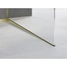 Mexen Line-B listwa spadkowa do szkła 180 cm prawa, złota - 185004180R