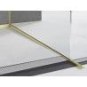 Mexen Line-B listwa spadkowa do szkła 120 cm prawa, złota szczotka - 185504120R