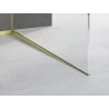 Mexen Line-B listwa spadkowa do szkła 120 cm prawa, złota szczotka - 185504120R