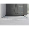 Mexen Line-B listwa spadkowa do szkła 180 cm prawa, czarna - 187004180R