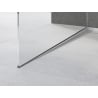 Mexen Line-B listwa spadkowa do szkła 180 cm lewa, inox - 181004180L