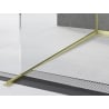 Mexen Line-B listwa spadkowa do szkła 180 cm lewa, złota szczotka - 185504180L