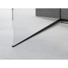Mexen Line-B listwa spadkowa do szkła 180 cm lewa, czarna - 187004180L