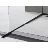 Mexen Line-B listwa spadkowa do szkła 180 cm lewa, czarna - 187004180L