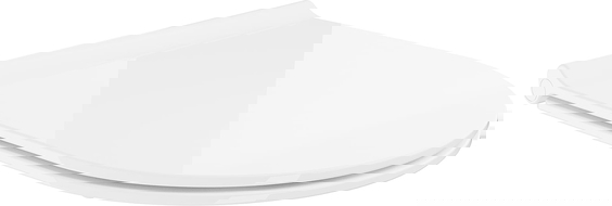 Mexen deska wolnoopadająca slim, duroplast, biała połysk - 39050100