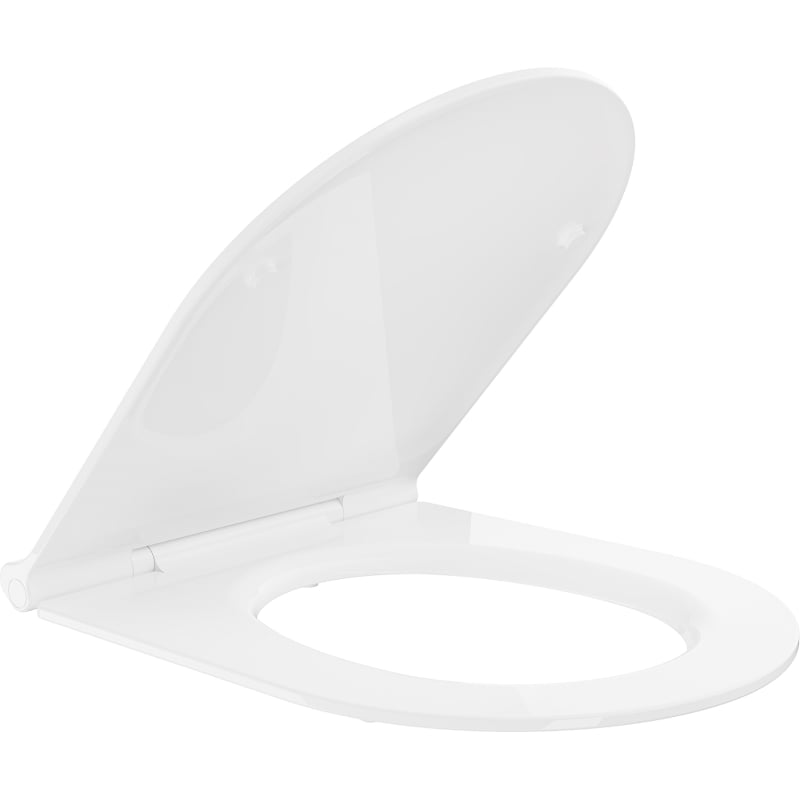 Mexen deska wolnoopadająca slim, duroplast, biała połysk - 39050100