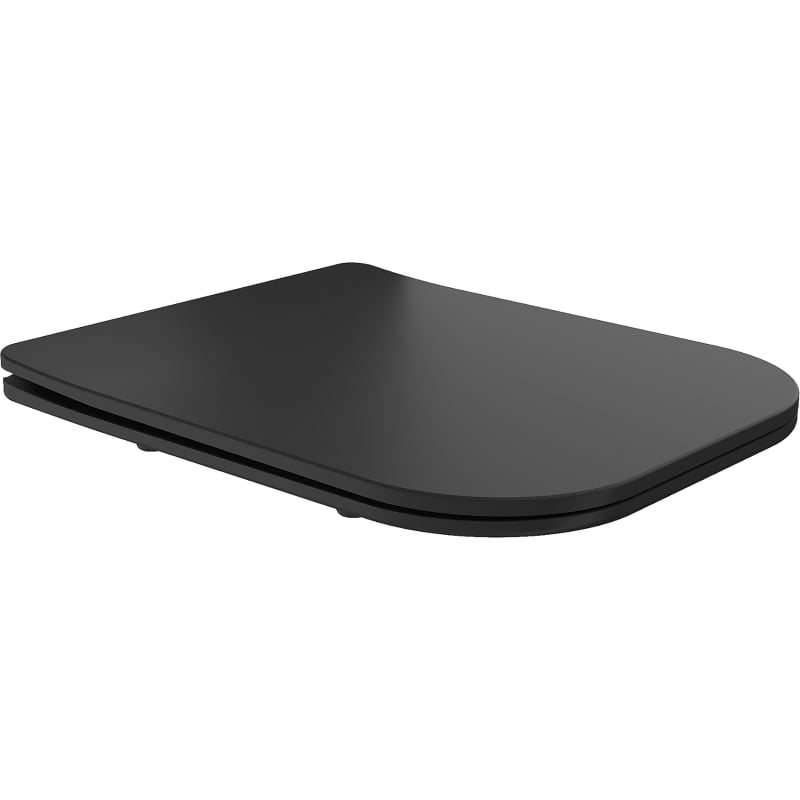 Mexen Teo deska wolnoopadająca slim, duroplast, czarna mat - 39060185