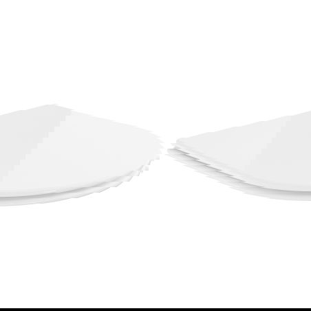 Mexen deska wolnoopadająca slim, duroplast, biała połysk - 39040100