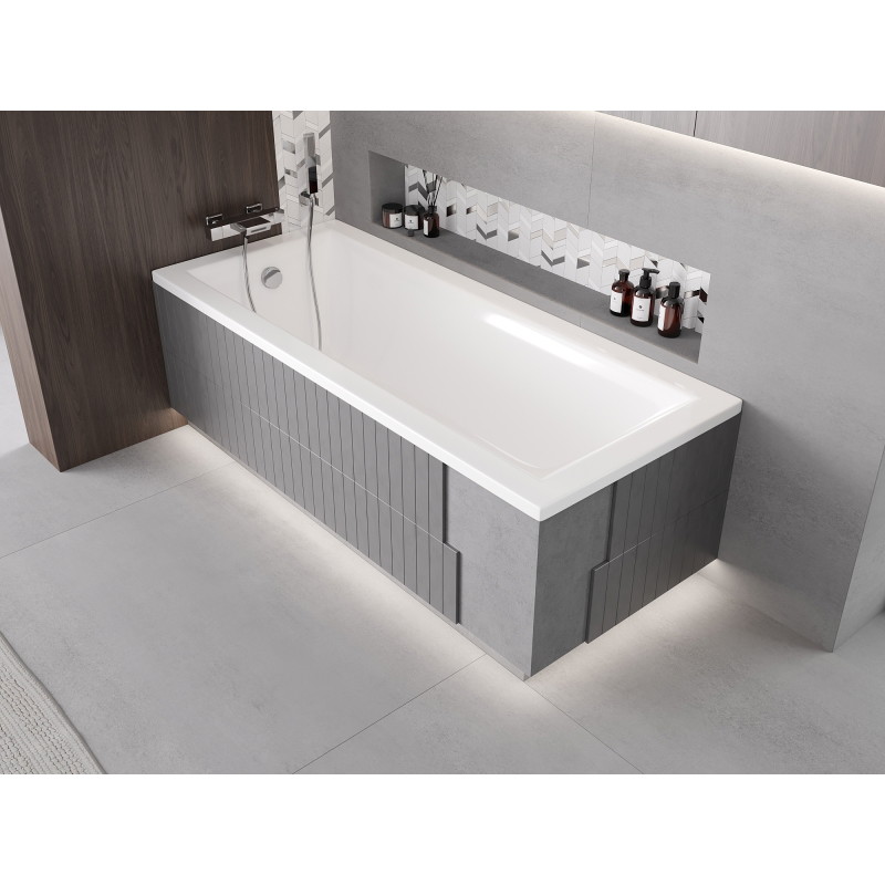 Mexen X-ST obudowa styropianowa LED do wanny prostokątnej 120-150 x 70-90 cm, biała - 55020-01