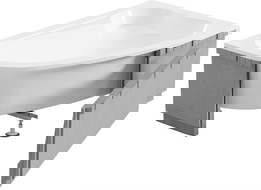 Mexen X-ST obudowa styropianowa LED do wanny narożnej 240 cm, biała - 55022-01