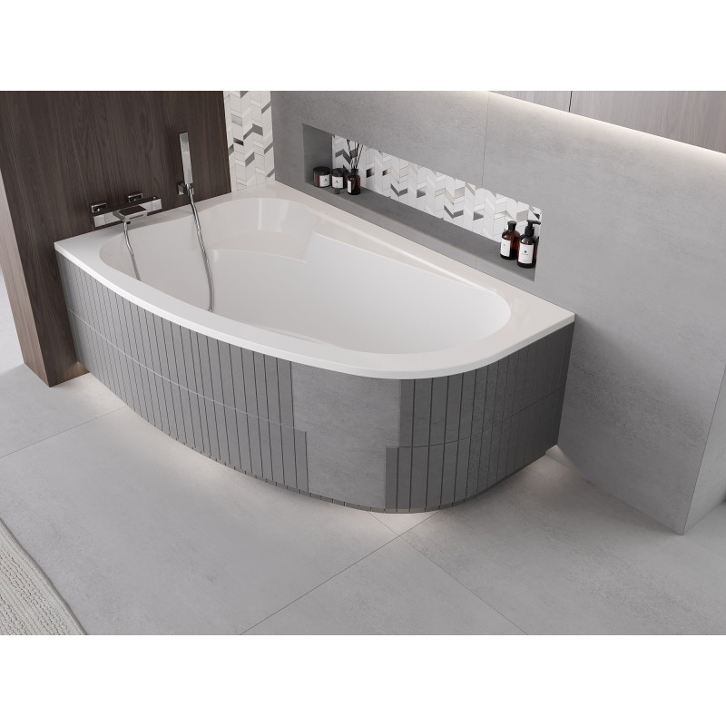 Mexen X-ST obudowa styropianowa LED do wanny narożnej 240 cm, biała - 55022-01