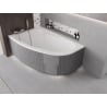 Mexen X-ST obudowa styropianowa LED do wanny narożnej 240 cm, biała - 55022-01