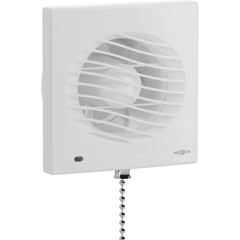 Mexen DXS 120 wentylator łazienkowy, włącznik sznurkowy, biały - W9603-125K-00